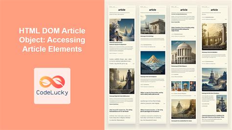 Article HTML/JavaScript 的图像结果