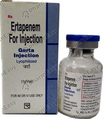 Buy Gerta 1 G Powder For Injection (1) Online at Flat 15% OFF | PharmEasy