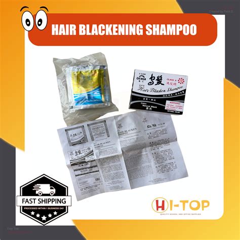 Original Chenhua Hair Blackening Shampoo 8packs/box | Individual ...