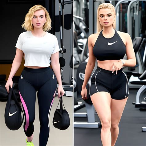 scarlett johansson and khloe kardashian and margot robbie wearing nike ...
