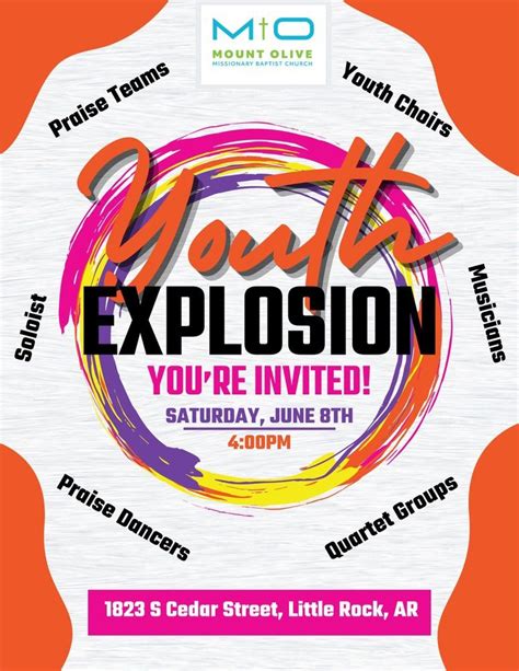 YOUTH EXPLOSION, 1823 S Cedar St, Little Rock, AR, 8 June 2024 ...