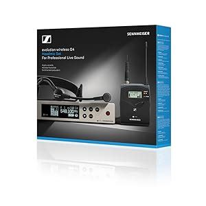 Sennheiser EW 100-ME3 Wireless Cardioid Headset Microphone System-C ...