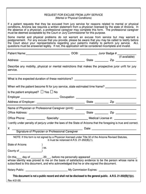 2005-2026 Form CA Request for Excuse from Jury Service - Fill Out, Sign ...