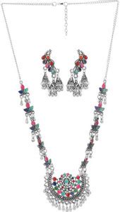 Fashion Factory Oxidised Silver Sterling Silver Multicolor Jewellery ...