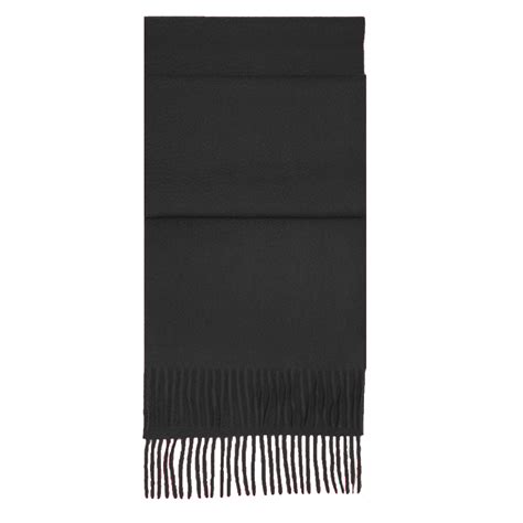 Black Cashmere Scarf - Esclot Suit Tailors London