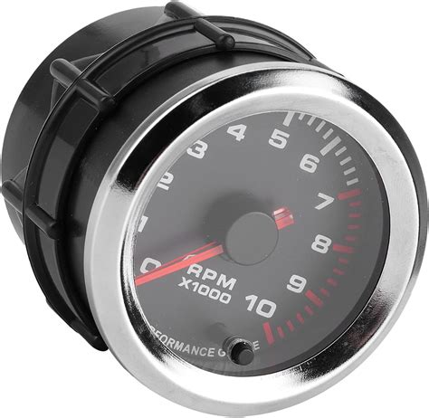 Tacómetro RPM, 2 pulgadas, 10 000 RPM, 7 colores, tacómetro de luz de ...