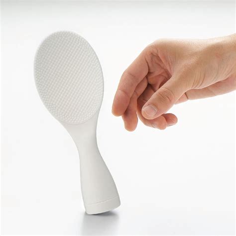 Akebono Shamoji Self Standing Non-Stick Rice Scoop White – Japanese Taste