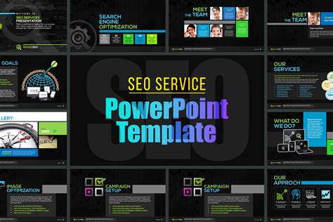 SEO Services PowerPoint Templates ~ PowerPoint Templates ~ Creative Market