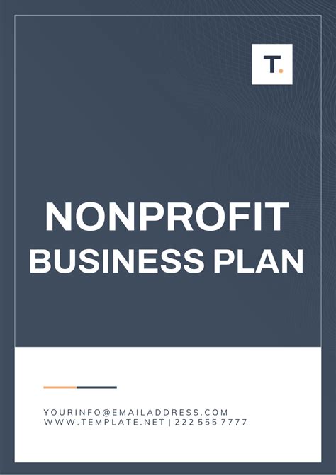 Free NonProfit Business Plan Template 的图像结果