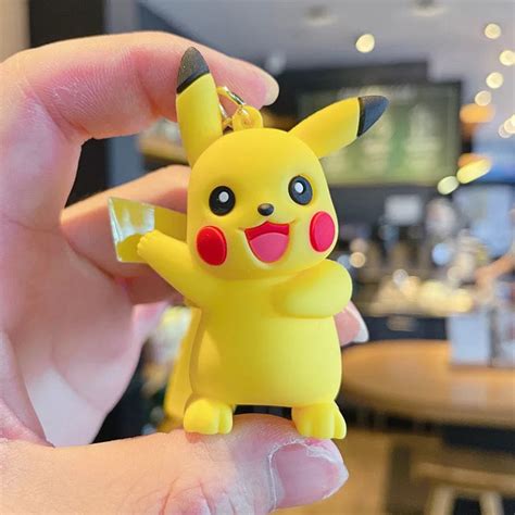 Cute 3D Pikachu Family Keychain Online