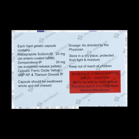 VELOZ D CAPSULE 10'S: Uses, Price, Side Effects, Composition & Generic ...