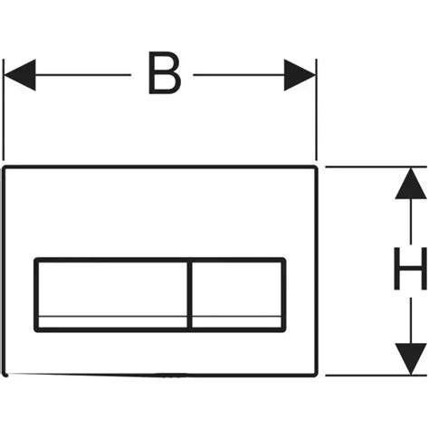 Geberit Alpha50 actuator plate – Shah Marketing Pune LLP