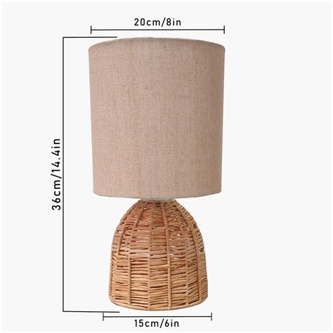 Buy HOMESAKE Raffia Rattan Table Lamp from Homesake at just INR 5000.0