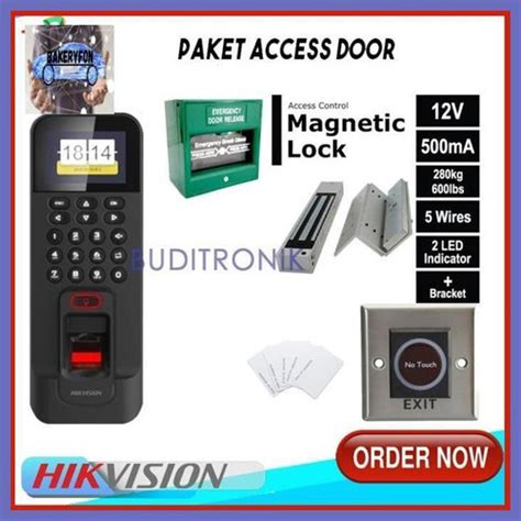 Jual Bakeryfon Paket Access Door HIKVISION DS-K1T804BEF Finger RFID ...