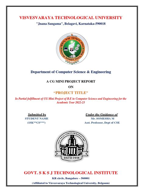 Image result for Computer Graphics Mini Project Format