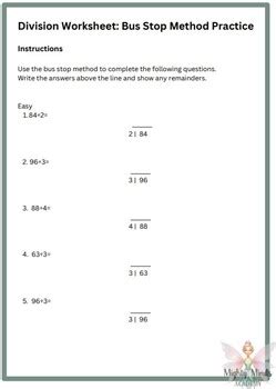 Image result for Bus Stop Division Method Hard