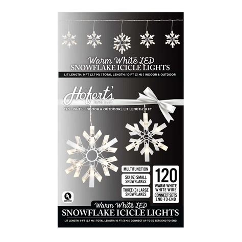 Image result for Large LED Snowflake String Lights