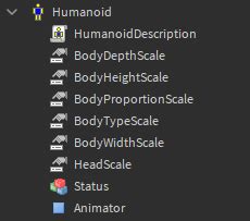 Image result for Roblox Character Size Script