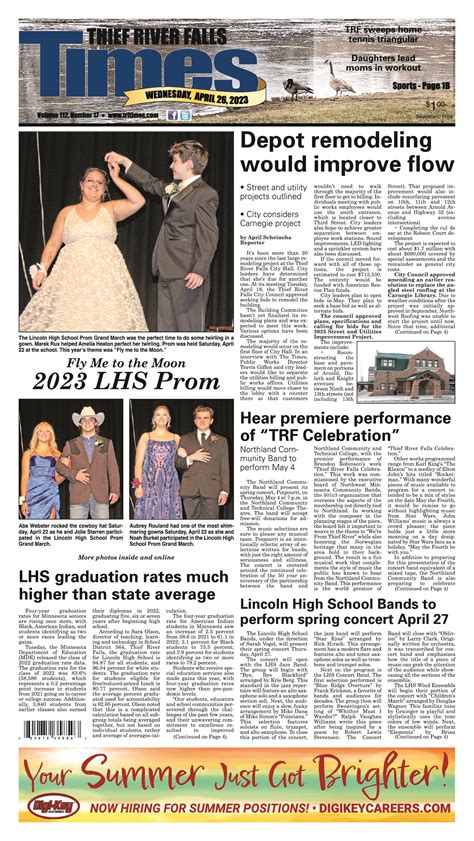 Thief River Falls Minnesota Times Newspaper at Helen Ball blog