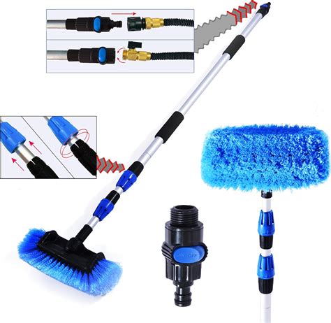 Buy Zolker 5-12 Foot 20ft Reach Flow Through Car Wash Brush,Long Handle ...