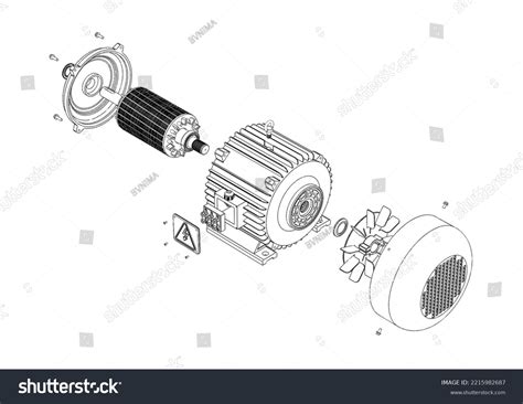 Image result for Motor Exploded-View
