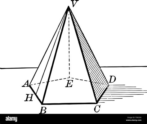 Image result for Drawing Pentagonal Pyramid