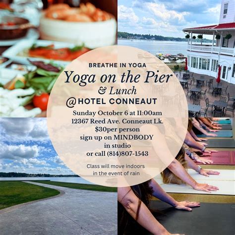 Yoga on the Pier @ Hotel Conneaut, Conneaut Lake, PA, 6 October 2024 ...