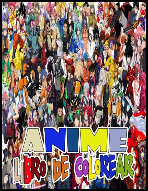 Anime Libro De Colorear 125 Personajes De Anime Mixtos De | Desertcart ...