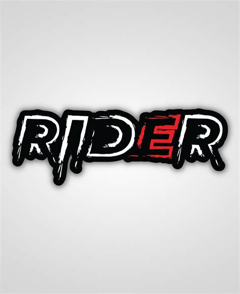 Wanderlooms Rider Sticker | Bike Riding Stickers