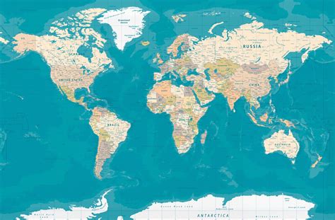 Detailed Map of the World 的图像结果