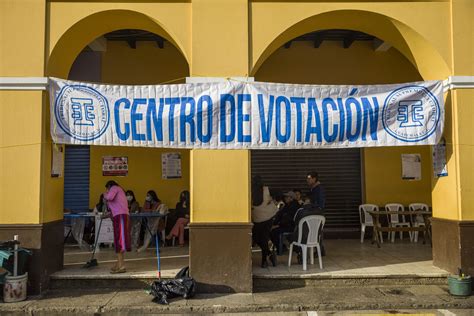 La votación
