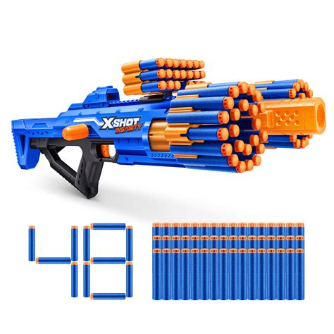 Amazon.com: X-Shot Insanity Bezerko by ZURU with 48 Darts, Air Pocket Technology Darts and Dart ...