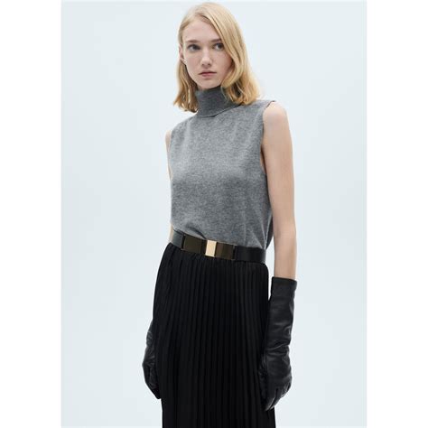 ロングスカート .-- PLISADO （ブラック） -MANGO - マンゴ公式オンラインストア