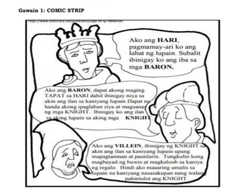 Ano-ano ang mga uring panlipunan ang nakikita sa comic strip?2. Ano ang ipinahihiwatig ng mga ...
