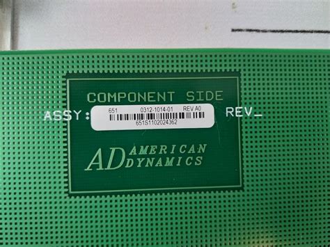 American Dynamics 0312-1014-01 Pcb Card – Aeliya Marine