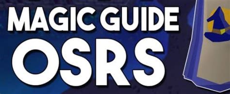 Image result for Magic Training OSRS Guide