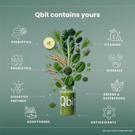 Qbit Daily Health Drink with Vitamins, Probiotics & Superfoods – qbitcare