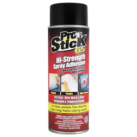 Prostick Pro Stick 5023 65 Hi-Strength Spray Adhesive - 17 oz. : Amazon ...