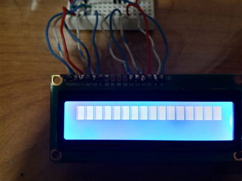 16X2 LCD-Display 的图像结果