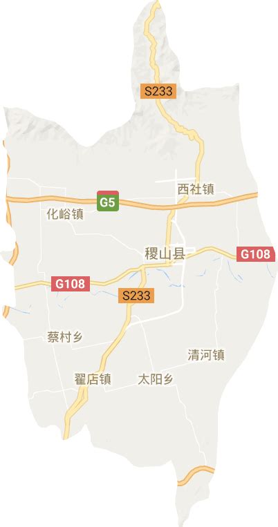 稷山县高清电子地图