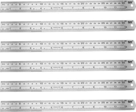THD Thickened stainless steel ruler 12 inch ruler, India | Ubuy