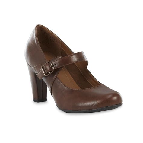 Jaclyn Smith Women's Cleo Brown Mary Jane Pump - Shoes - Women's Shoes ...
