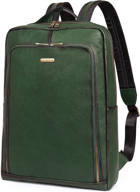 Buy CLUCI Genuine Leather Laptop Backpack for Women 15.6 inch Computer ...