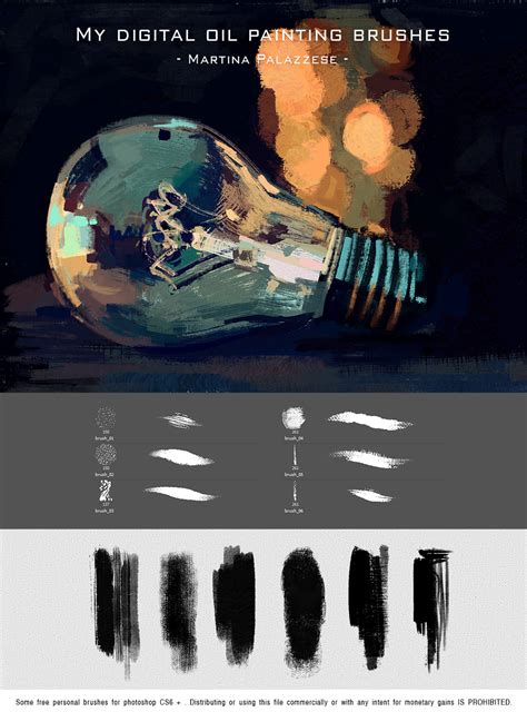 Oil Paint Brush Texture