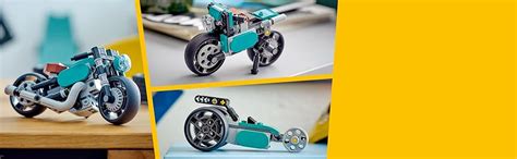 Lego Creator Vintage Motorcycle 31135 Building Toy Set (128 Pieces ...