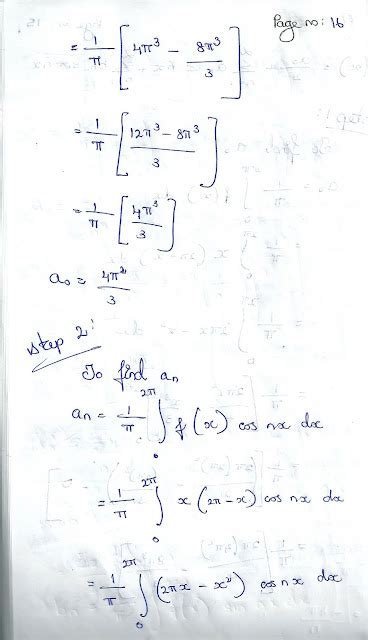 Mathematics - 3 - FOURIER SERIES ,Problems Under the Interval 0, 2π ...