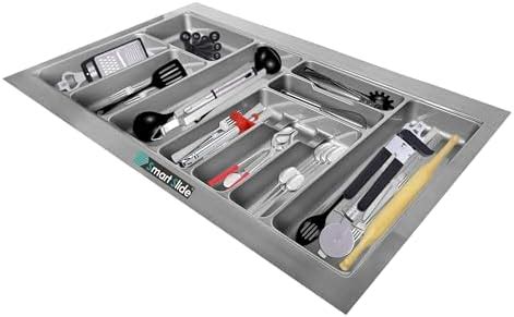 SmartSlide Plastic Cutlery Tray For Kitchen Drawer Cutlery Tray For ...