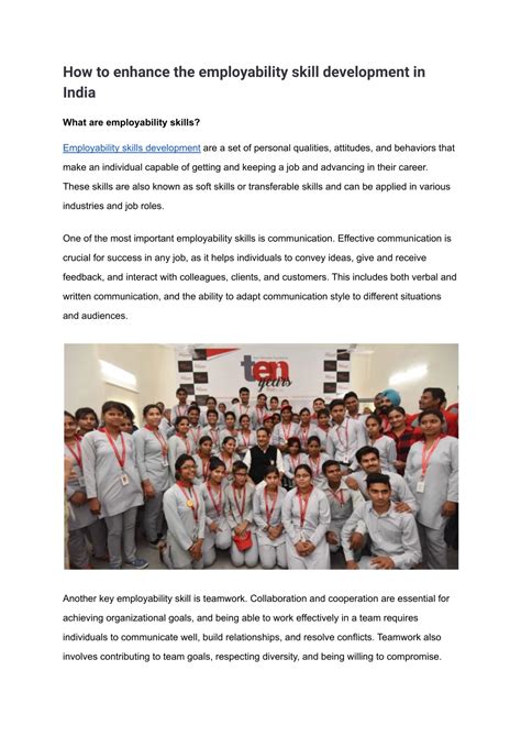 Employability Skill Development Program 的图像结果