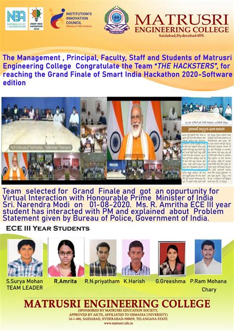 Home | Matrusri Engineering College