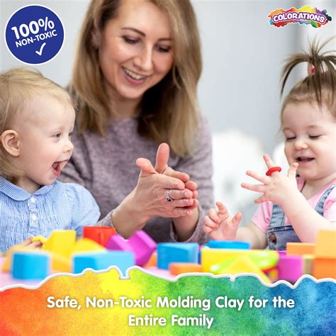 Colorations Playdough for Kids (Set of 6 - 3lb. Tubs) - Vibrant Play ...